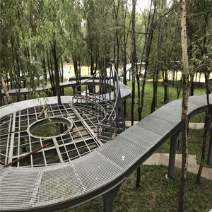 Heavy Duty Anti slip Irregular Steel Grating for Industrial <strong>Platforms</strong> and <strong>Construction</strong> Site Safety with High <strong>Load</strong> Capacity - Product Image 5