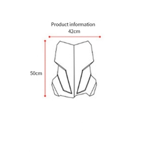 BMW F750GS F850GS için motosiklet kefen cam cam rüzgar deflektörü HandShield Handguard - Product Image 5