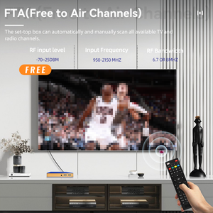 Liberia เครื่องรับสัญญาณดาวเทียม1080P FTA, อุปกรณ์เสริมทีวี dvb-s2กล่องรับสัญญาณ CCCam แบบ Full HD - Product Image 6