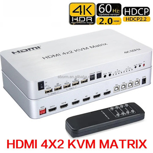 4K <strong>HDMI</strong> <strong>Matrix</strong> 4x2 With KVM <strong>HDMI</strong> <strong>Matrix</strong> <strong>4</strong> in <strong>2</strong> Out With USB - Product Image 4