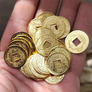 不同尺寸的中国古代硬币风水个性化金币家居装饰定制批量出售旧硬币饰品