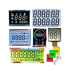 Fabbrica vendita calda RGB retroilluminazione termometro digitale LCD 7 segmenti Custom HTN TN Display LCD per termometro ir - Product Image 3