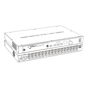 4K60 HDMI 2.0 16x1 hdmi <strong>Kvm</strong> <strong>Switch</strong> USB 3.0 Raspberry Pi <strong>KVM</strong> Remote Control 16 Computers Support Upgrade the Software Online