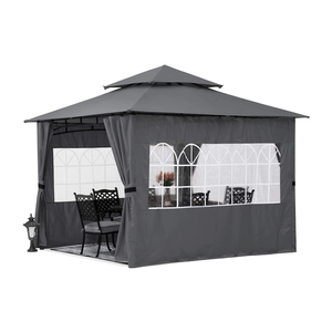 ศาลากลางแจ้ง10x10ft สำหรับลานที่มีผนังหน้าต่างโบสถ์ - Product Image 1