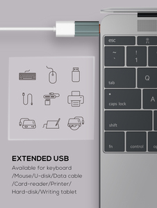 LDNIO LC140 Mini tip-c USB adaptörü USB kablosu adaptör desteği OTG hızlı şarj aktarımı tipi-c USB dönüştürücü - Product Image 4