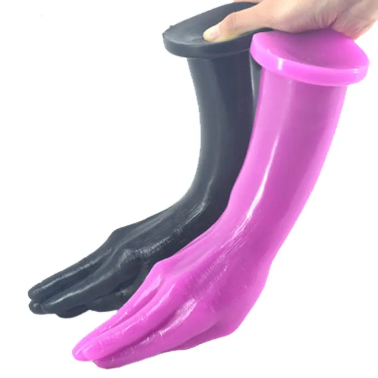 CHGD22 30 centimetri La mano di Venere simula dildo materiale PVC giocattoli del sesso con grande pugno e dotato di lunghi anale spina per le donne