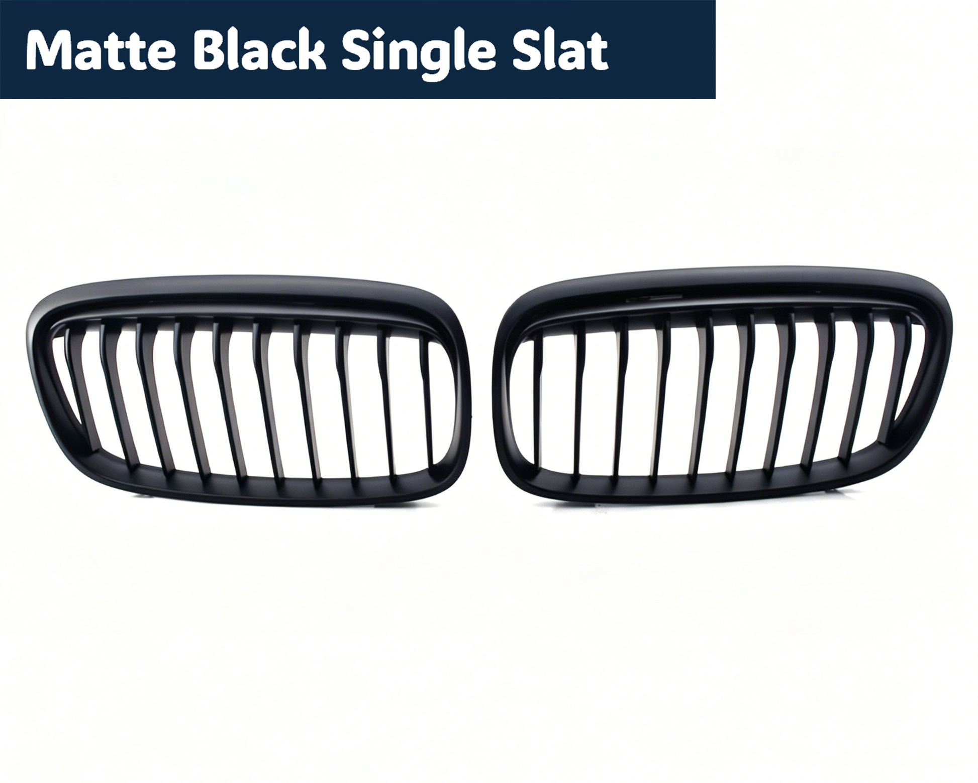 Matte Black Single Slat