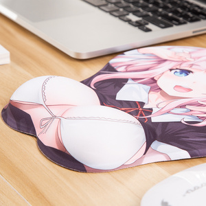 Benutzerdefiniertes Gaming-Mauspad Mädchen-Brust Mausmatte 3D Brust-Handgelenkauflage Silikon-Mauspad Kaguya-sama Love Is War Fujiwara Chika Lagerware - Product Image 4