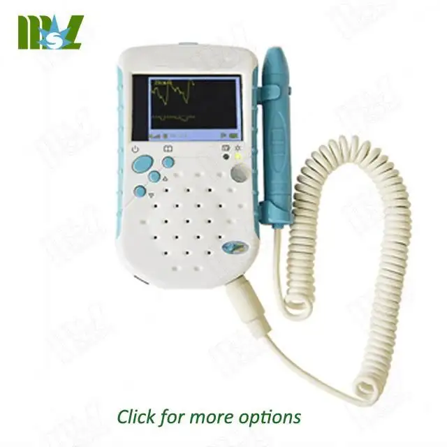 Doppler vascolare portatile MSL520 con sonda 8.0 MHz per rilevamento umano e veterinario dello stato del flusso sanguigno