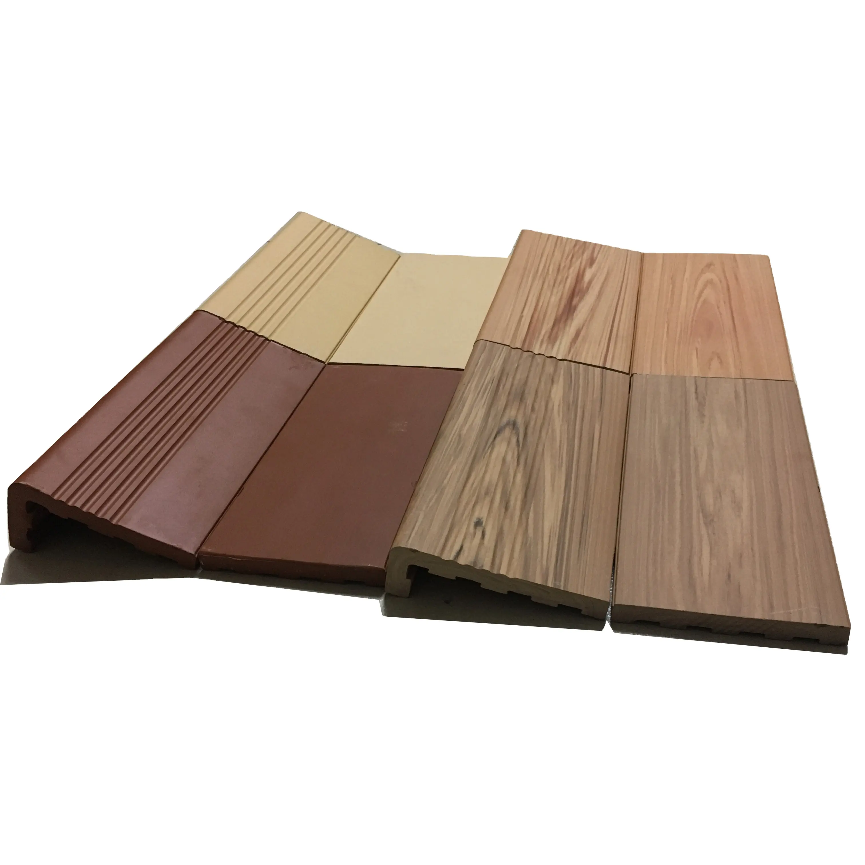 Venta directa de fábrica al por mayor hecha en casa de alta calidad para acabado de madera arcilla cerámica terracota escalera azulejo