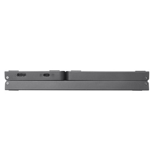 Teclado plegable de tres canales BT inalámbrico personalizado, teclado de negocios recargable portátil de dos canales con área digital para oficina - Product Image 6