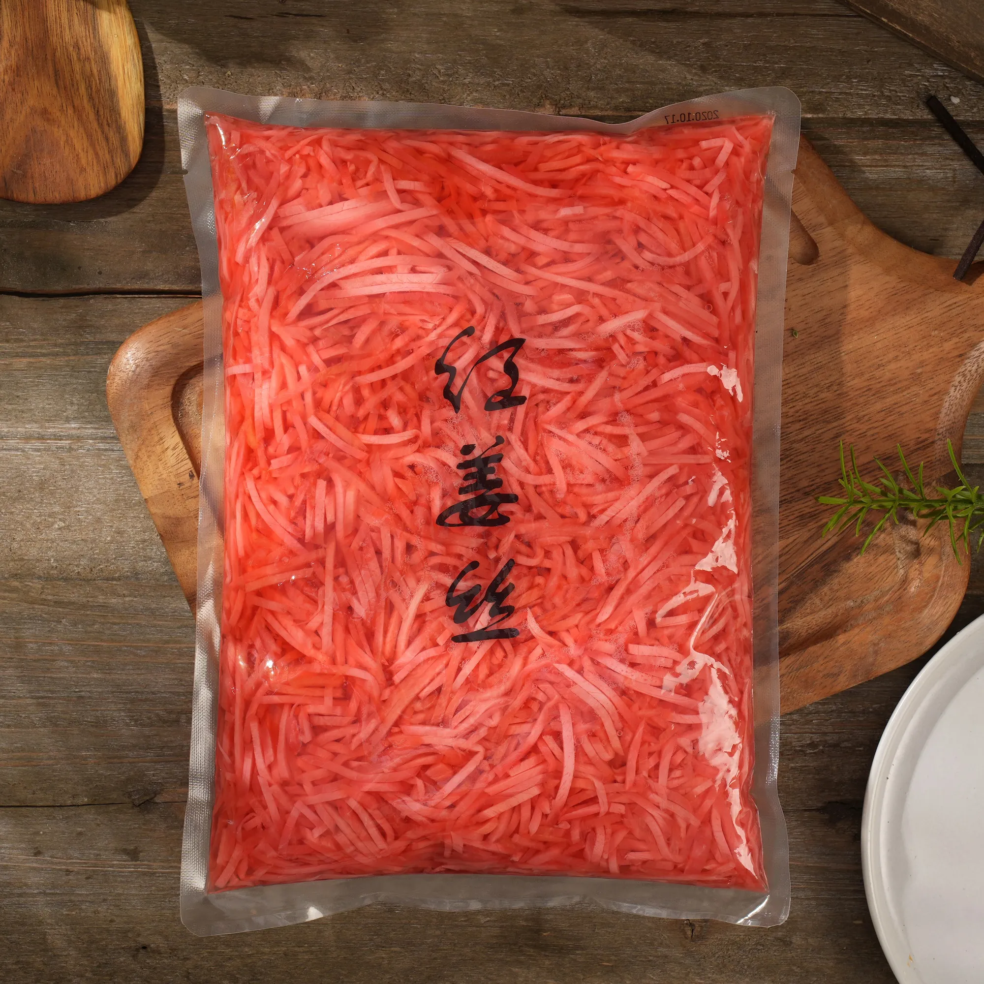 Prezzo di fabbrica cinese condito sushi allo zenzero giapponese 1kg sushi sottaceto zenzero triturato