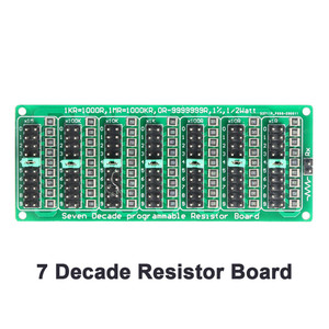 Green Blue 8 Decade <strong>Resistor</strong> Board 0.1R - 9999999R Programmable <strong>Resistor</strong> Resistance Board Mode 0.1R Resistance Mode - Product Image 5