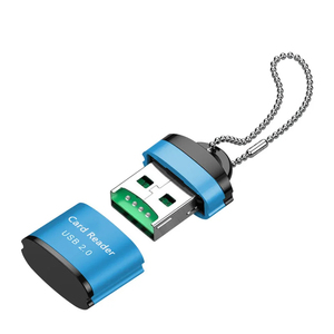 适用于USB微型SD/tf卡读卡器USB 2.0迷你手机存储卡读卡器高速usb适配器，适用于笔记本电脑配件 - Product Image 1