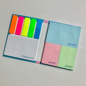 厂家价格定制批发纸质文具办公记事本套装立方体不干胶便笺托盘盒 - Product Image 3