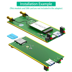 Yeni sürüm NGFF(M.2) anahtar B kart yuvası ile USB 3.0 adaptörü ve 3G/4G/5G modülü için ek güç - Product Image 5