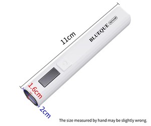 迷你可充电指甲烘干机，带紫外发光二极管液晶显示屏快速固化灯，家用DIY美甲和美甲电池供电 - Product Image 3