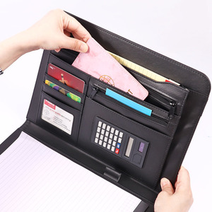 Foska ไดเรกทอรีออกแบบบัตรหลายช่องแผ่นรองเขียนแฟ้มกระเป๋าเมนูร้านอาหาร - Product Image 5