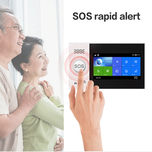 Wifi pantalla táctil inalámbrica alarma para el hogar IOS Android APP Control SMS antirrobo seguridad para el hogar GSM WiFi sistema de alarma - Product Image 2