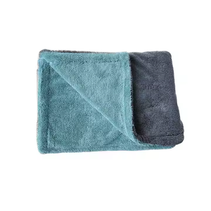 Large Size <strong>Dual</strong>-Pile Twist Loop Microfiber Car Drying <strong>Towels</strong> 70/30 Blend Two Colors Quick-Dry Strong Water Absorption Ability - Product Image 4
