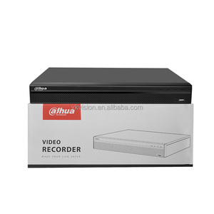 Dahua-Grabadora de vídeo en red, dispositivo con detección y reconocimiento facial, versión en inglés, 32CH, 1U, 16PoE, 2 discos