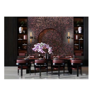 אפור מוברש מברכת אבן יוקרה סוגים שונים של גרניט גרניט מטאורים מלוטשים קיר - Product Image 1