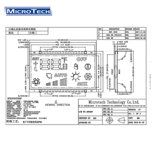 Werkseitig OEM ODM Low Power Defekter Code-Bildschirm Benutzer definierte 7-Segment-LCD-Anzeige TN VA-Kfz-LCD-Anzeige - Product Image 2
