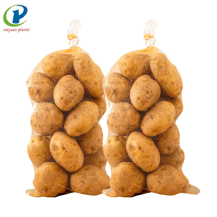 गर्म बिक्री पीई फल सब्जियों के लिए पैकिंग बैग monofilament मेष नेट बैग एप्पल नारंगी