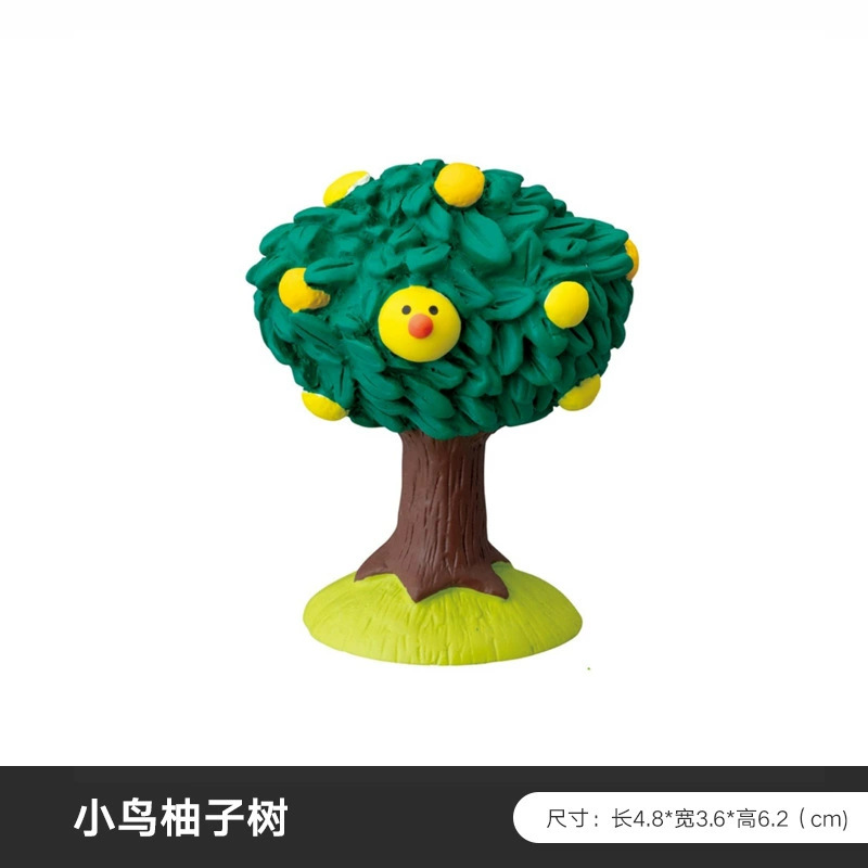 DY2198-1 Bird and Pomelo Tree Desktop Ornament