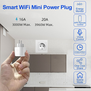 Zigbee Smart Home 16A EU/UK/BR Control remoto inalámbrico Wifi toma de corriente eléctrica inteligente enchufe Compatible con Alexa Google Home - Product Image 6
