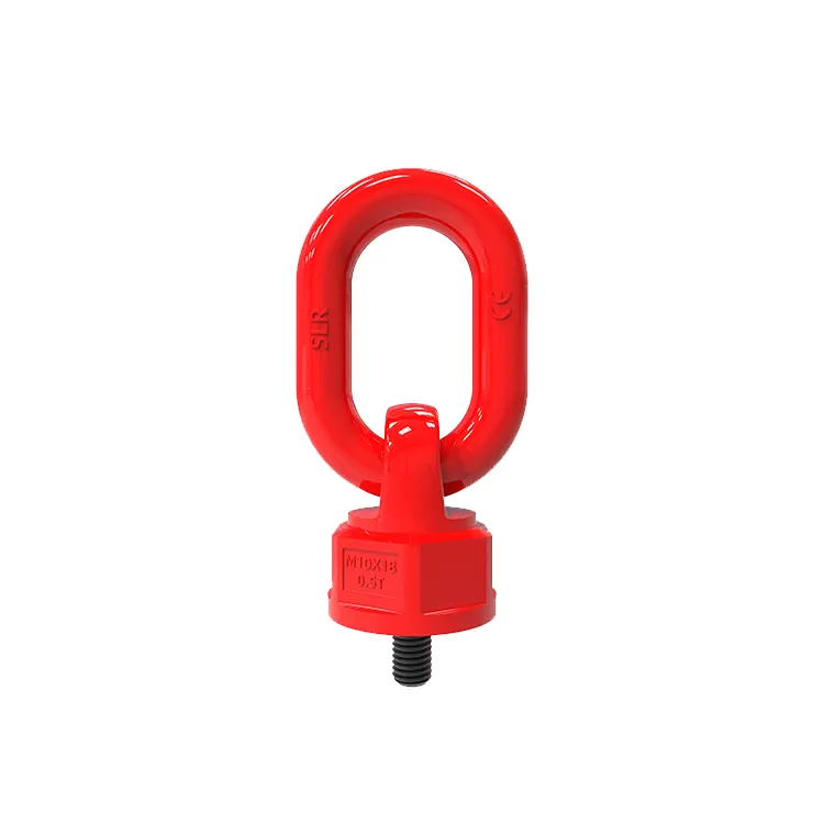 G80 alloy steel lifting screw point/Rotating screw ring/swivel lifting point
