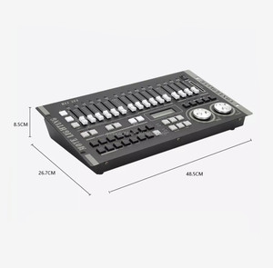 ไฟเวทีควบคุม DMX สูงสุด384/512 XLR-3แผงควบคุม DMX Master Console LED PAR BEAM ย้ายหัว DJ Effect Light dimmers สูง
