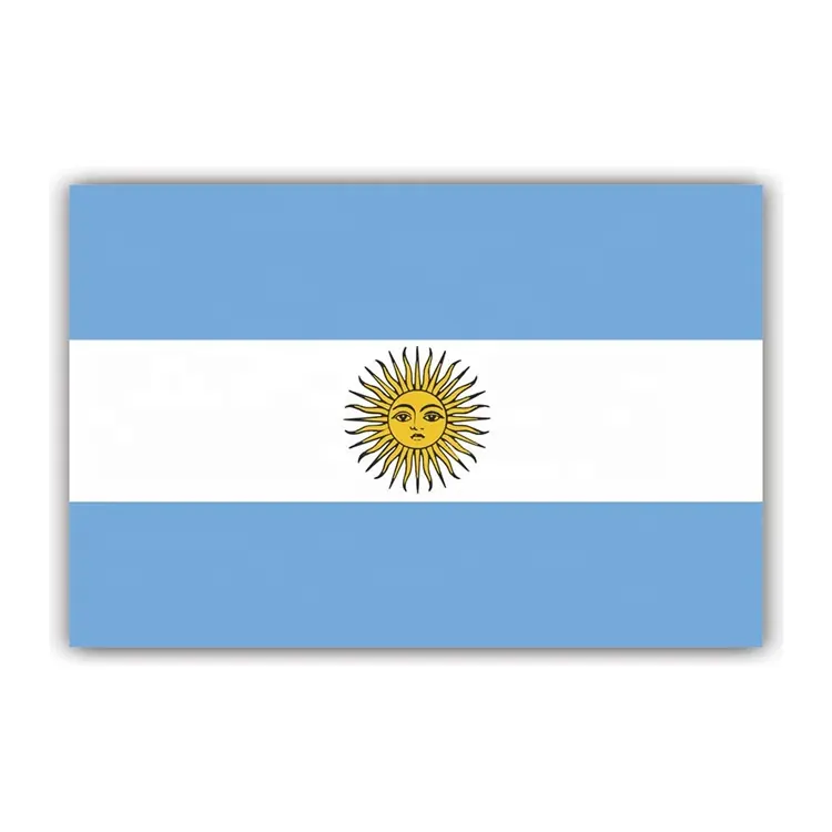 Adesivo de tatuagem de corpo argentina, bandeira nacional, alta qualidade, barata, 2022 personalizada, equipe de futebol no país