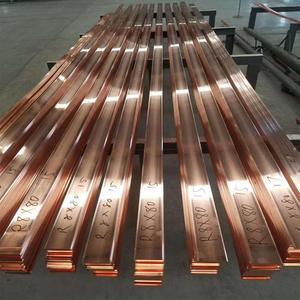 99.9% Pure Flat <strong>Copper</strong> Bar 5x25mmx5m <strong>Flexible</strong> <strong>Copper</strong> <strong>Busbar</strong> T2 Grounding <strong>Copper</strong> Flat Bar