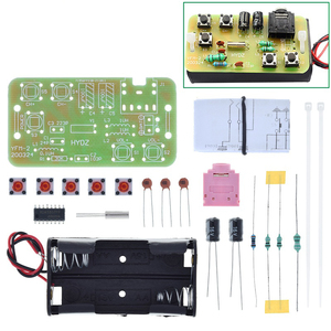TZT 76-108MHz <strong>FM</strong> Stereo Radio DIY <strong>Kit</strong> Wireless <strong>FM</strong> Receiver Module Frequency Modulation Electronics Soldering Practice Project - Product Image 1