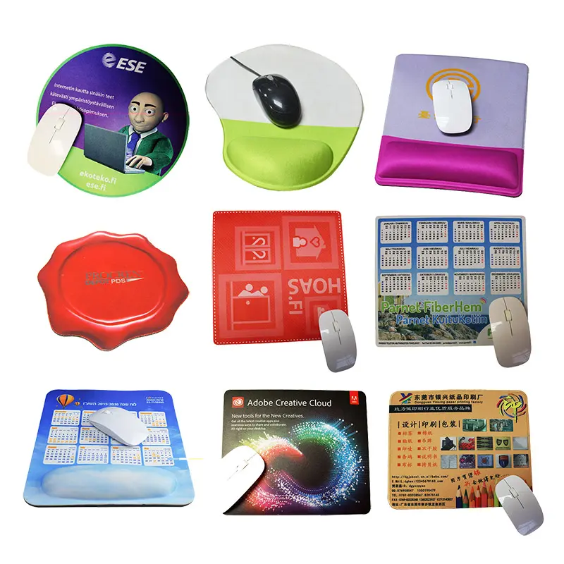 Artigiften Promotionele Groothandel Oem Mousepad Blanco Sublimatie Custom 3d Geprinte Gel Muismatten Met Polssteun