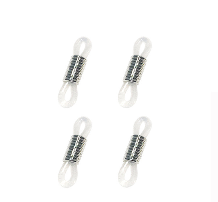 Silver long spring/White