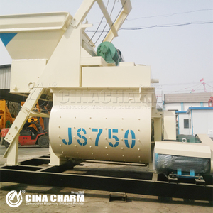 昌黎齿轮减速机双搅拌轴电动混凝土搅拌机js750用于HZS35的预拌混凝土