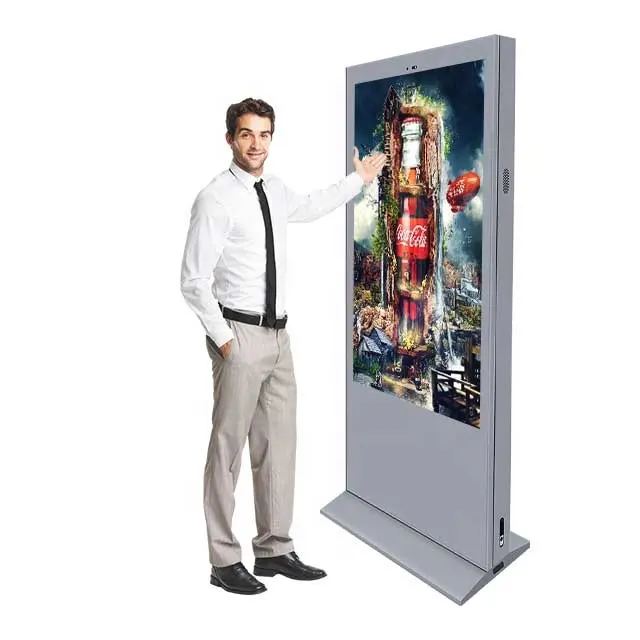 Écran LCD capacitif personnalisé pour l'extérieur, 3000nit, pour la publicité numérique, pour l'extérieur, livraison en chine