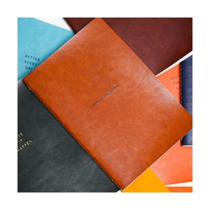 Özel Logo A5 A6 A7 boyutu PU deri noktalı sayfalar dikişli dergisi yumuşak kapak ile fabrika fiyat planlayıcısı notebooklar - Product Image 1