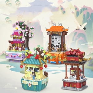 Decool 89001-89004 Ancient Architecture Plastic DIY <strong>Toy</strong> Educational Mini Building Block <strong>Toys</strong> for Kids Aged 5 7 Years Box Packed - Product Image 3