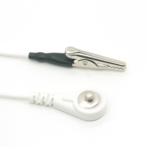 Factory Price Customized 4.0 <strong>mm</strong> Medical Male Buckle to Alligator Clip Medical <strong>Cable</strong> for Testing Machine - Product Image 3