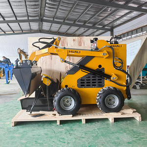 Mini <strong>Loader</strong> Standing Type Engineering Machinery Track Skid Steer <strong>Loader</strong> With Attachments - Product Image 1