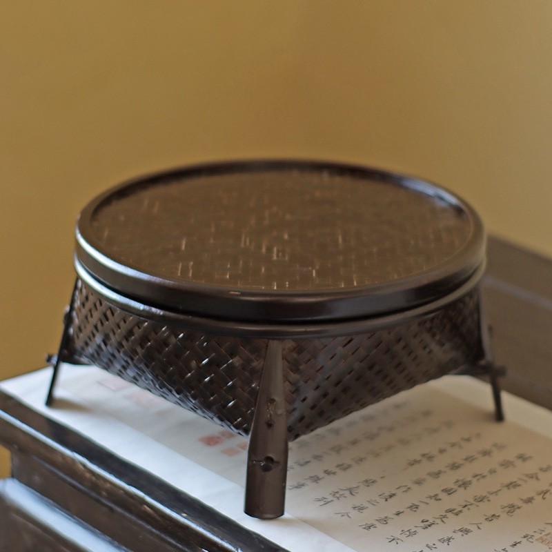 Small bamboo woven storage box