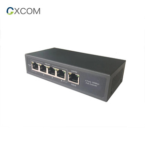 4ポートギガビット1x60WPoE入力4x48V出力802.3atミニデスクトップPower over Ethernet Erepeater PoEエクステンダー - Product Image 4