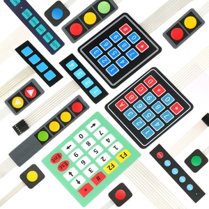 Arduino用マトリックスアレイキーボードキーパッドコントロールパネルパッドDIYキット12 3 4 5 12 1620キーボタン3*4 4*4 4*5メンブレンスイッチ - Product Image 1