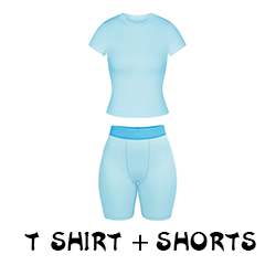 Ensemble t-shirt - Bleu clair