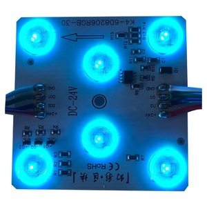 Dream Color Running SPI Bearbeitbare RGBIC Programmier bare 24V adressierbare IC GS8206 RGB LED-Modul für Werbung Beleuchtungs box