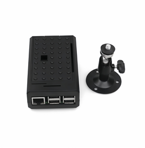 Raspberry Pi 4B/3B/2B Kit de funda protectora Estuche de generación de plástico con soporte fijo para placa base para componentes electrónicos - Product Image 4