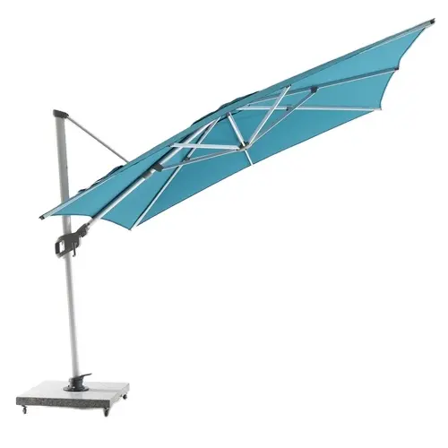 Sunbrella-sombrillas cuadradas de 10 pies para exteriores, 3x3M, telas de jardín con voladizo